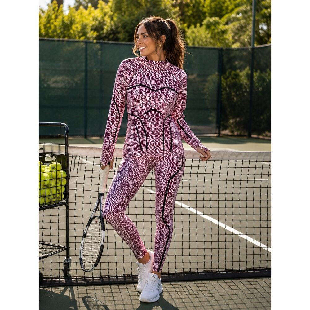 adidas by Stella McCartney | TruePurpose Training Midlayer Printed Set $270